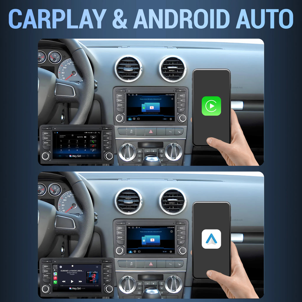 7 inch For Audi A4 S4 B6 B7 RS4 8E 8H Seat Exeo 2002 2003 2004-2008 Car Radio Wireless Car