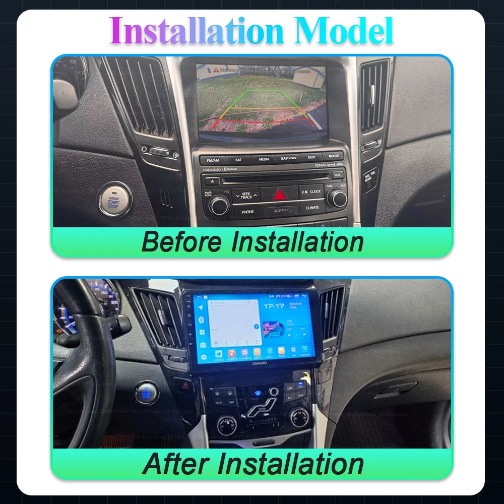 Android 16 For Hyundai Sonata 6 Yf 2009-2014 Carplay Auto Radio Stereo Head Unit Multimedi | AUTOKITSHOP