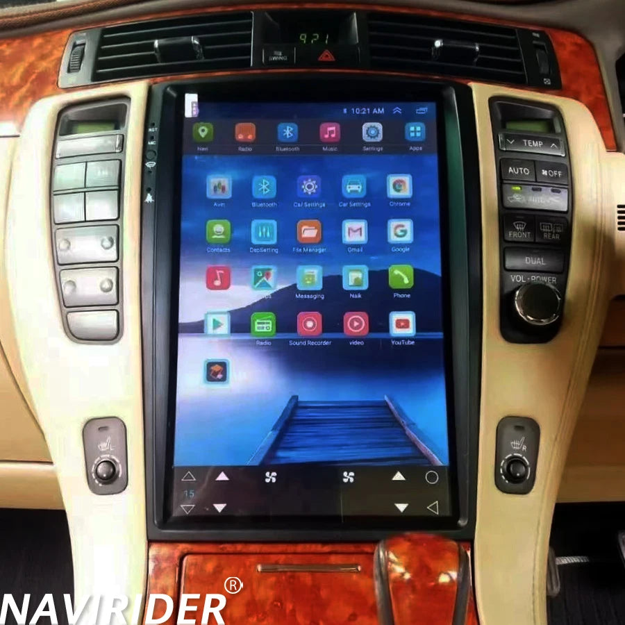 NaviRider 128GB 12.8Inch Big Screen Android 15 Car Radio For Toyota Crown Atlet grs 184 20 | AUTOKITSHOP