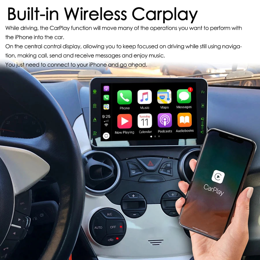 10.1inch Car Radio Video Player Android Stereo For Ford Ka 2008 - 2012 Auto radio Tape Rec