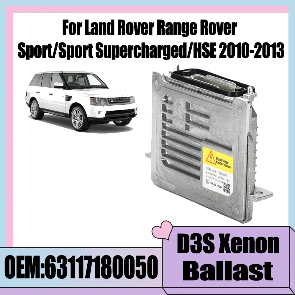 D3S Xenon Ballast Control Block HID Ballast OEM 63117180050 For Land Rover Range Rover Spo
