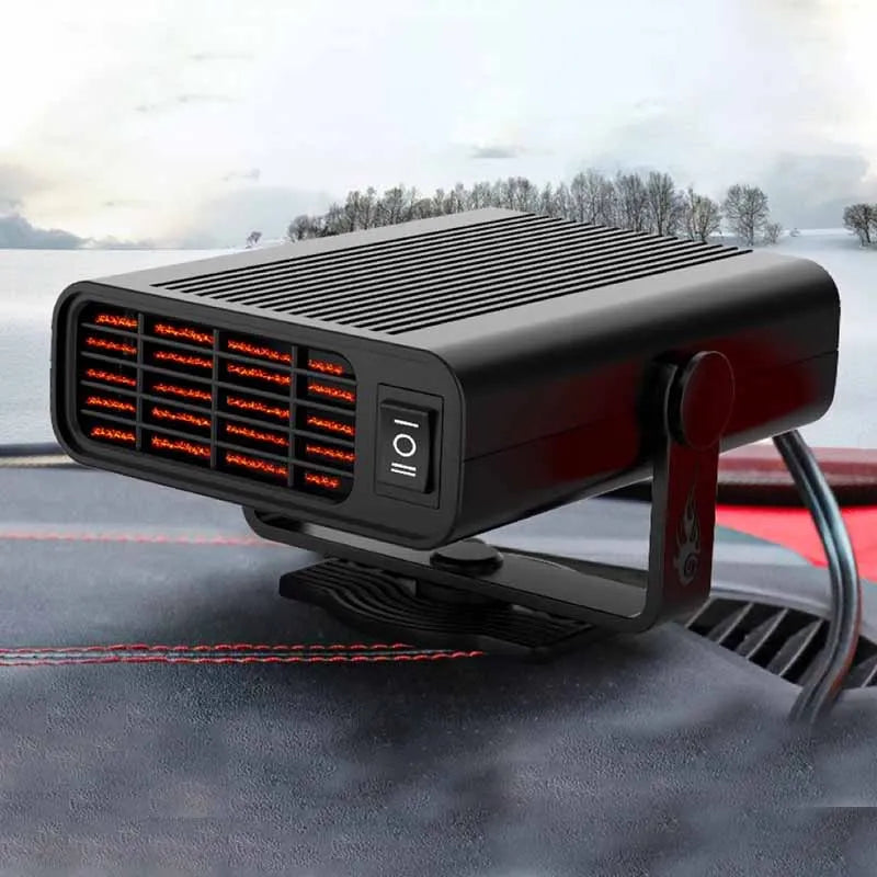 Winter Car Heater Fan 12V/24V 200W Electric Cooling Heating Auto Windshield Defroster Defogging  - Automotive LED Light
