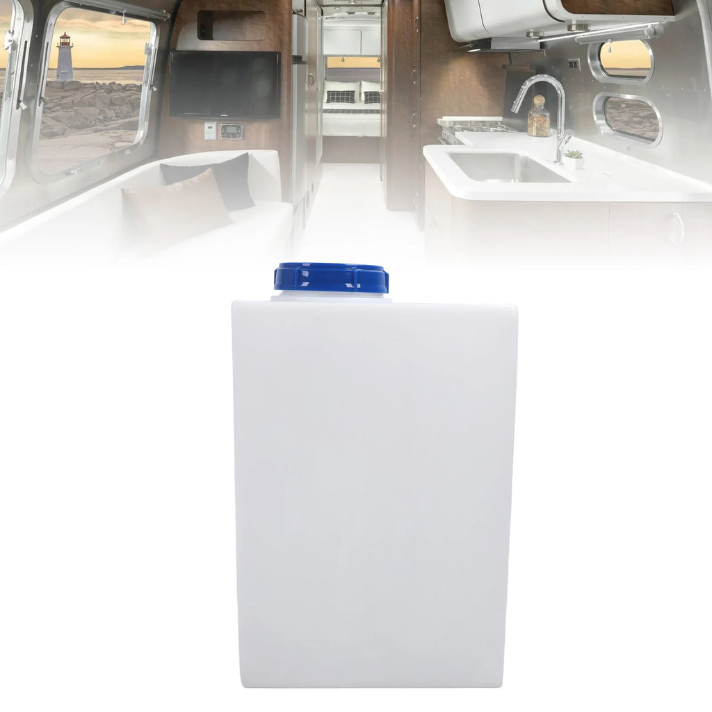 1Pc 3 Sizes 9/10/16 Gallons RV Water Storage Tank Heat Cold Resistant PE Fresh Water Tank for Tr - Automotive LED Light