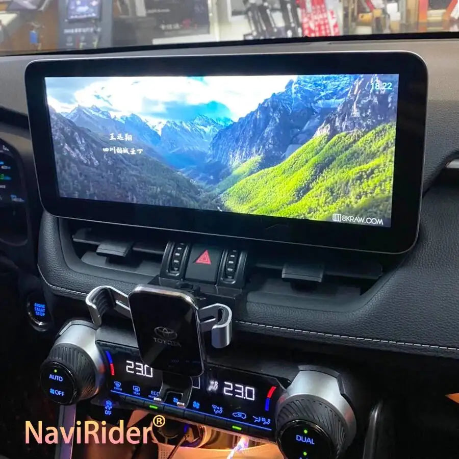 12.3 Inch Android 15 Car Stereo Screen for Toyota RAV4 Prime XSE 2018-2022 8+256GB Carplay