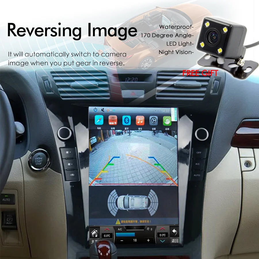 Android 14 12.1Inch For LEXUS LS460 2004-2009 Stereo Video Player Car Auto Radio Multimedi | AUTOKITSHOP