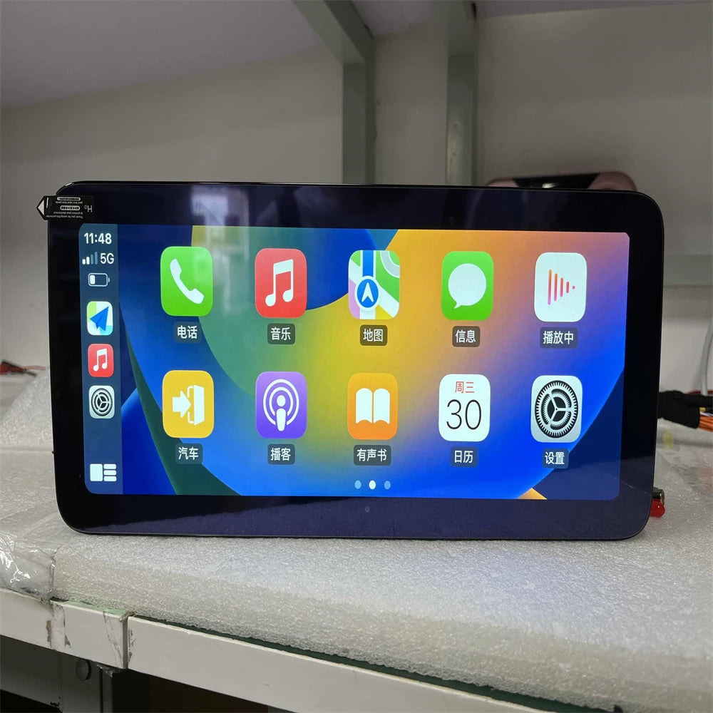 12.3‘’ Qualcomm Carplay Android 13 Auto Stereo For Audi A6 2005-2012 Car GPS Navigation Mu