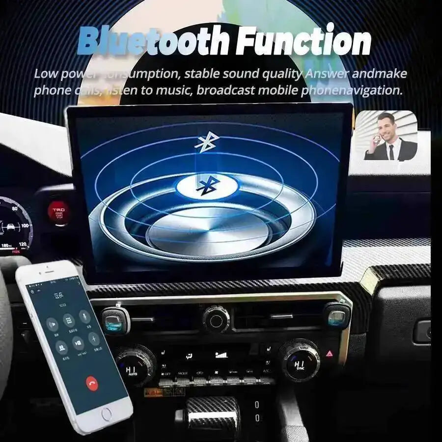 12.3inch Android Screen Car Radio For TOYOTA TACOMA 2024 2025 Multimedia Video Player CarP | AUTOKITSHOP