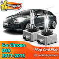 6000K HID Car Lamp Auto Light S Replacement Bulb Xenon Headlight 10000LM Bright For Citroe
