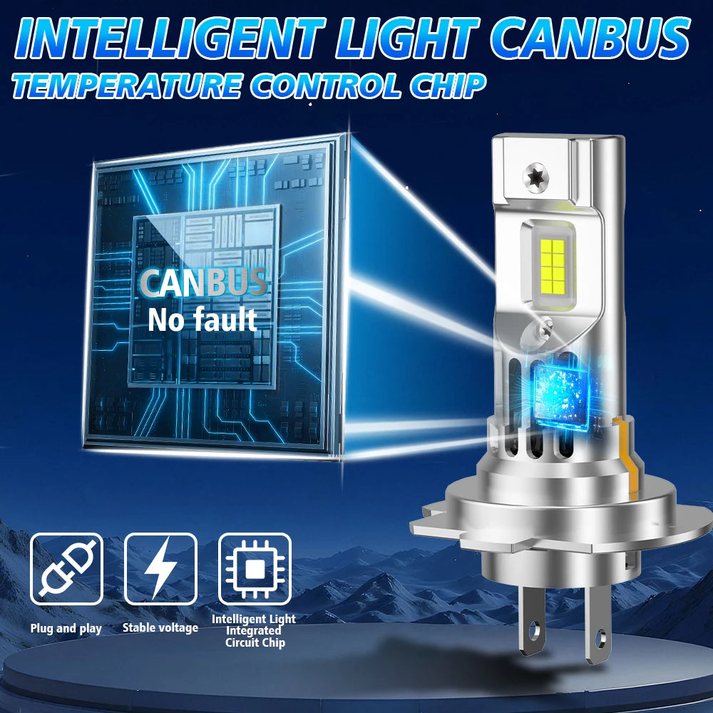 LED Headlight Bulbs High Power Auto Lights 50000LM For OPEL ASTRA J P10 2009 2010 2011 201