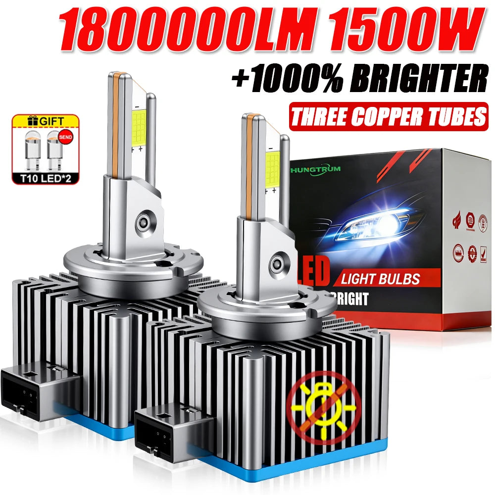 D1S D3S D2S LED Canbus Headlight Bulb Xenon D4S D1R D3R D2R D4R D8S Ultra Powerful Spotlig