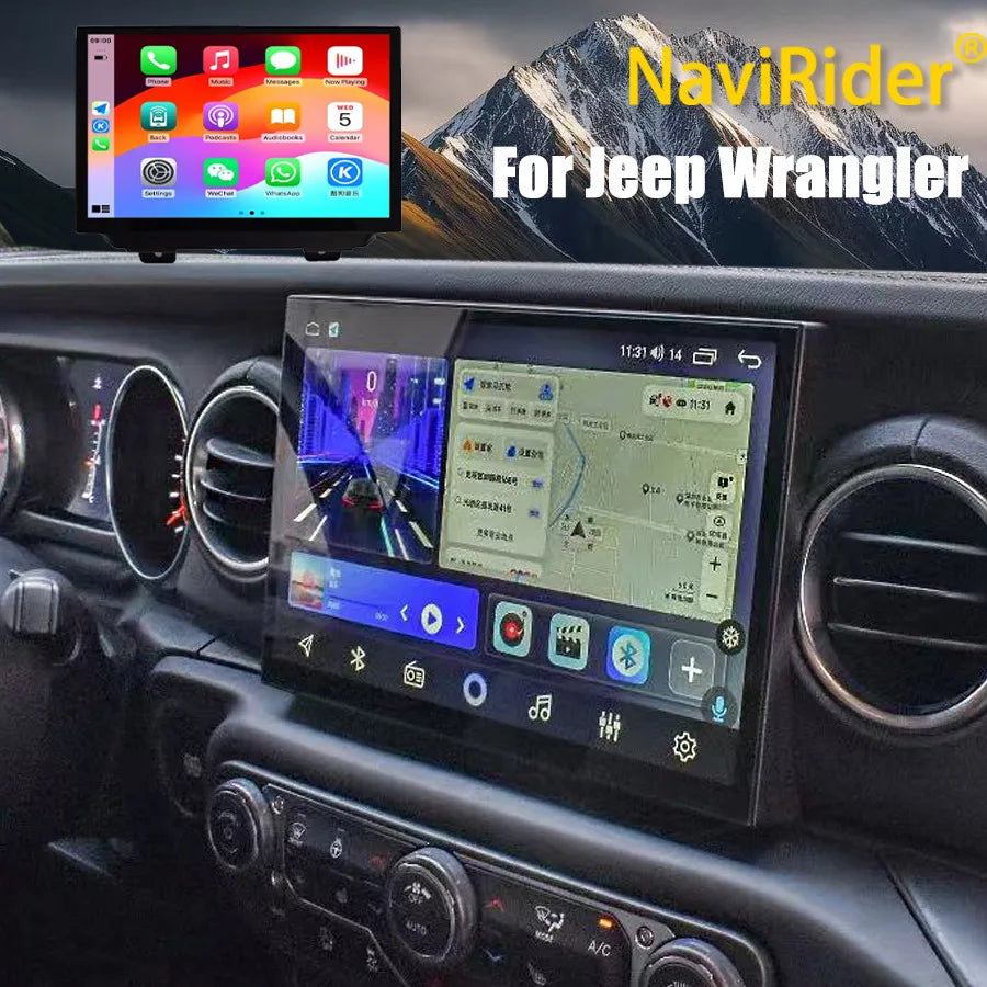 11.8inch 4G BT Wireless Carplay Car Radio For Jeep Wrangler 2018-2022 Android 15 Multimedi | AUTOKITSHOP