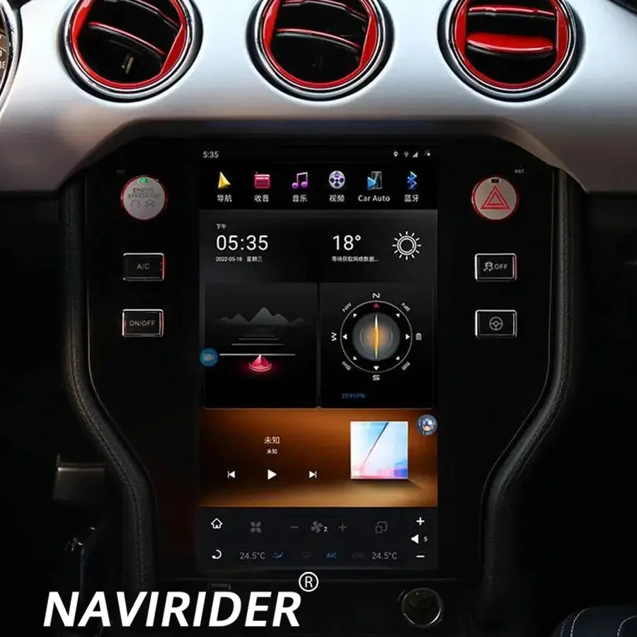 11.8inch Car Radio Android13 Screen For Ford Mustang 2013-2020 Multimedia DSP Stereo Playe | AUTOKITSHOP