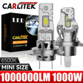 1000W Mini H7 H4 LED Headlight Bulb Wireless 8035 CSP for Car Headlamp Auto Diode Lamps H7