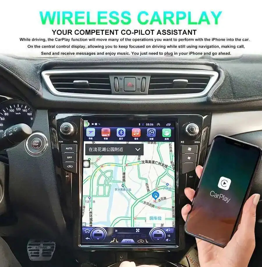 Car Multimedia Video Player For Nissan X-Trail T32 2012 - 2024 Xtrail 12.1" Screen Android | AUTOKITSHOP