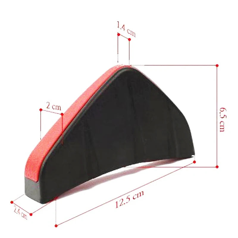 3pcs/lot Rear Bumper Diffuser Fin Spoiler Lip Wing Splitter Protector Invisible screw disa