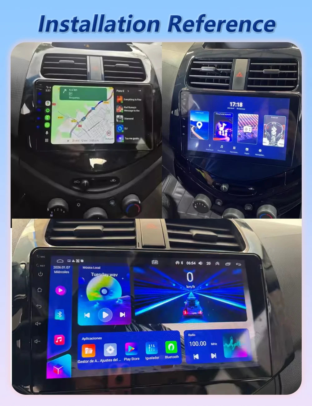 Android16 Auto Car Radio For Chevrolet Spark Beat Matiz Creative 2009 2010 2011 - 2016 Car | AUTOKITSHOP