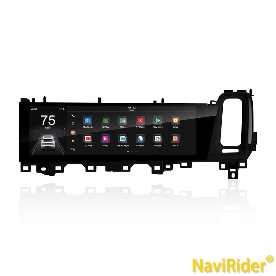 Car Co-pilot Screen For Porsche Cayenne 2024 Android 13 Car Radio Multimedia Player Entert
