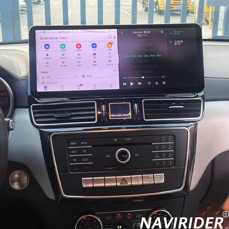 14.6" Car Radio 4K Qled Android For Mercedes Benz ml gl gle GLS 350D 2018 Multimedia Playe | AUTOKITSHOP