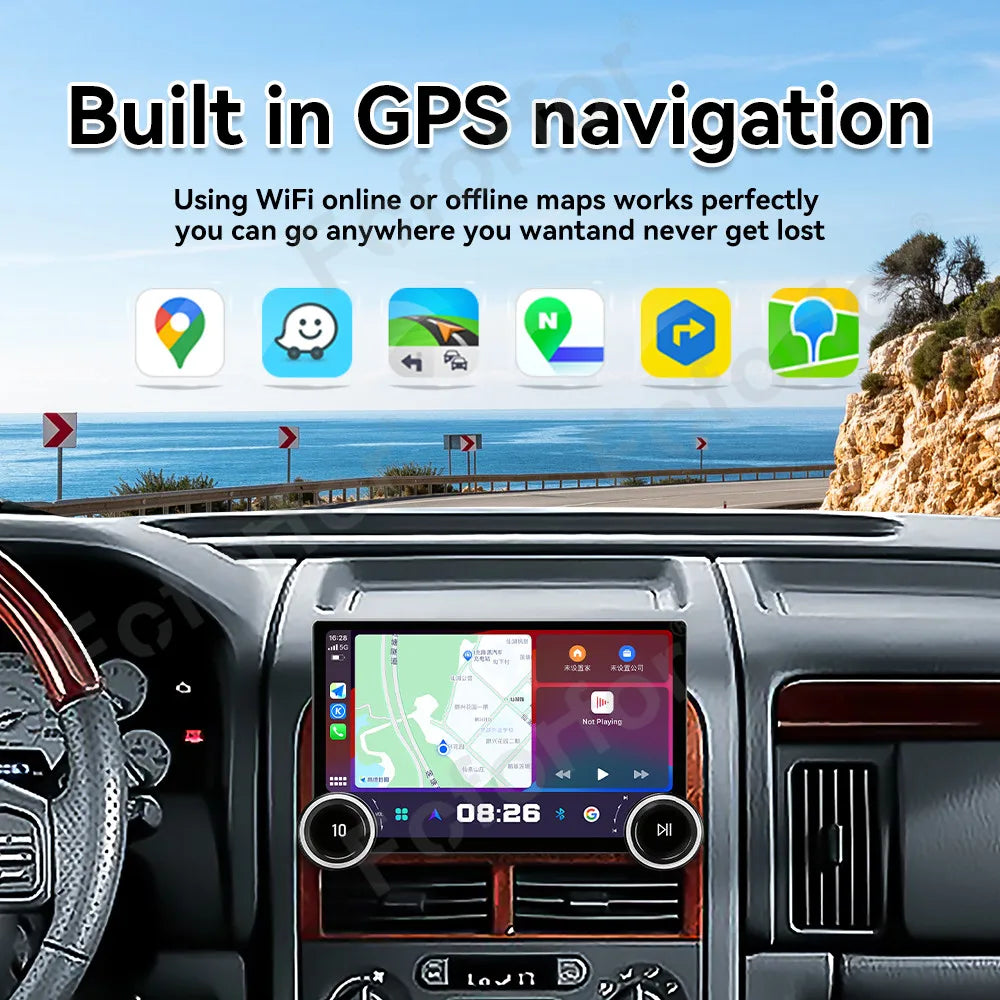 Ultra Clear Full HD Car Stereo Android 15 11.5 Inch Wireless CarPlay GPS Navigation Head U