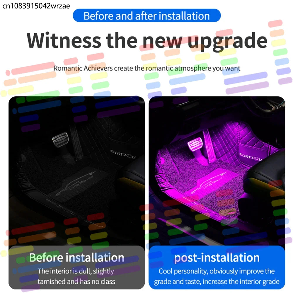 RGB - Ambient Light - App Control - Car Interior Lighting | AUTOKITSHOP