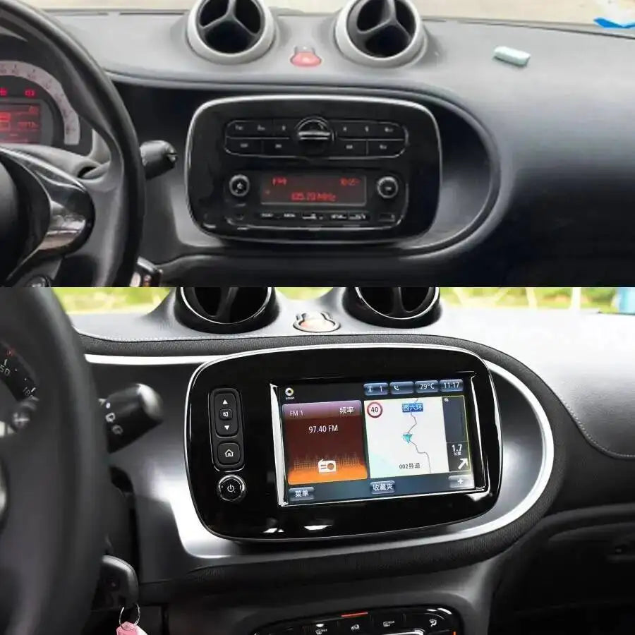8inch Linux For Benz Smart 453 Fortwo 2014 - 2020 Screen Radio Car Multimedia Navigation G
