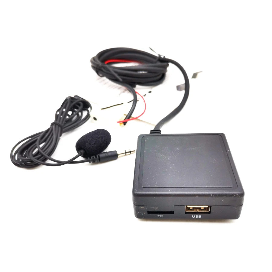 AUX USB Bluetooth Auxiliary Adapter Kit For BMW E60 E63 E64 E66 E81 E82 E70 E90