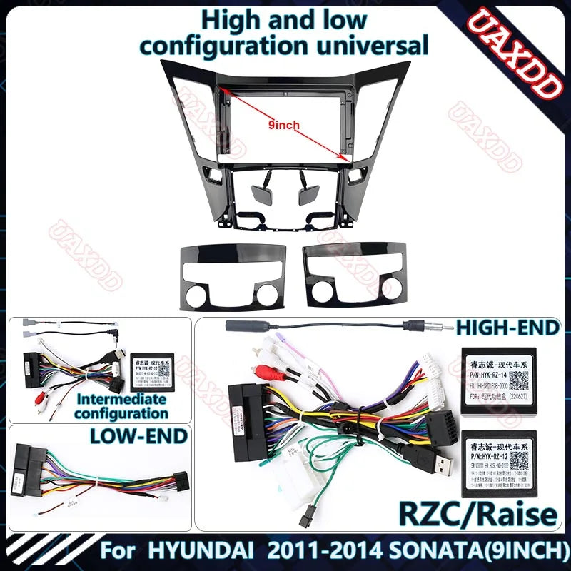 For HYUNDAI 2011-2014 SONATA 9INCH Car Radio Android Stereo Audio Screen Multimedia MP5 Vi