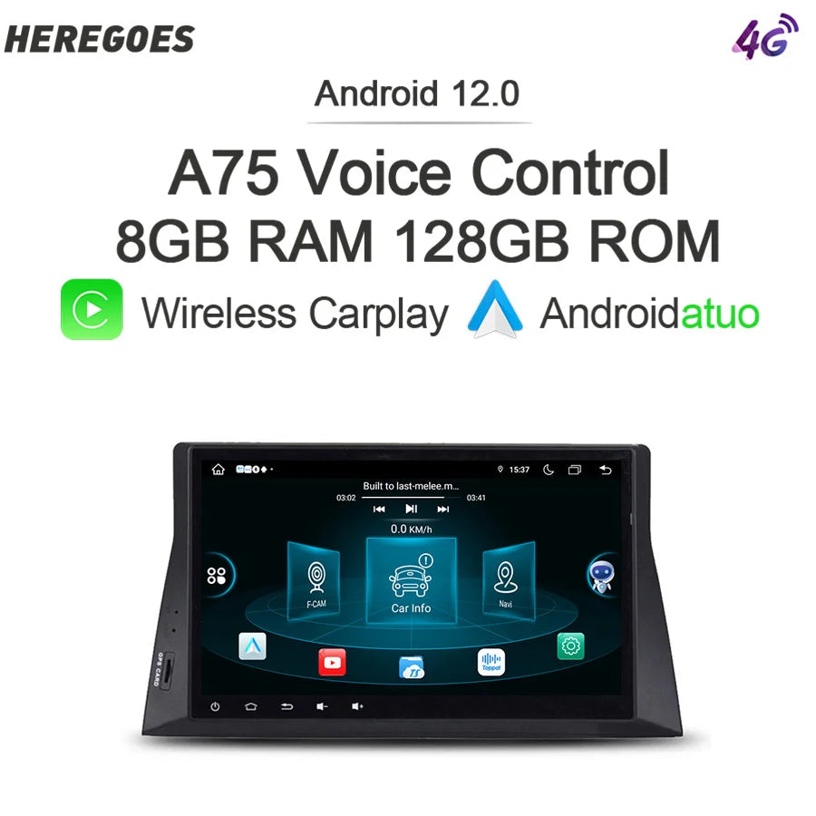 10" Car Radio GPS Android 12 DSP Carplay for Accord 2008-2013 8G+128G 4G LTE WiFi Bluetooth Stereo