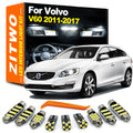 ZITWO 16Pcs Complete LED Bulb Interior Reading Footwell Light Kit For Volvo V60 2011 2012 2013 2 - Canbus LED Car Light