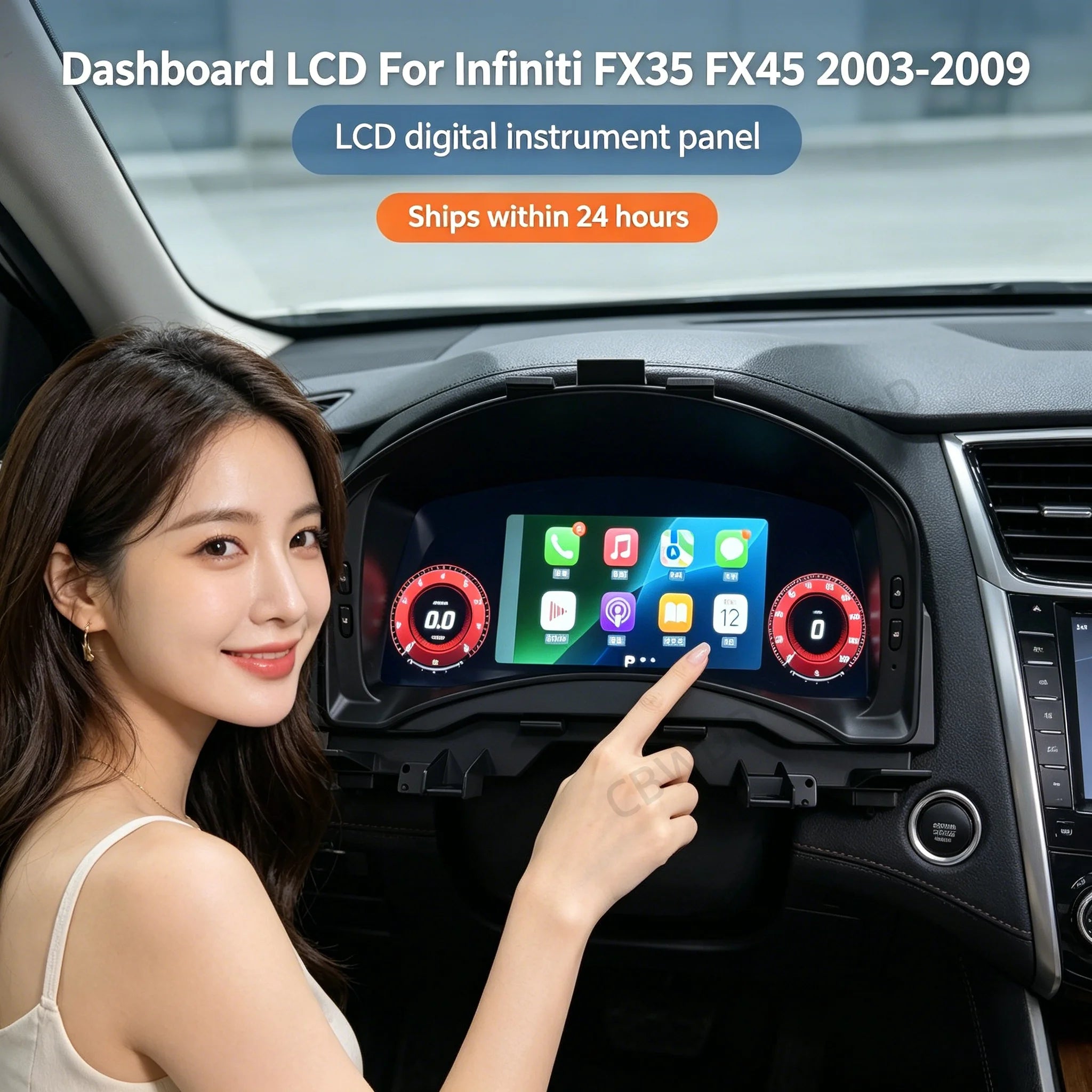 LED Interior Light Kit for Infiniti FX50 FX37 QX45 2003-2009 - Canbus Error-Free Interior Bulbs