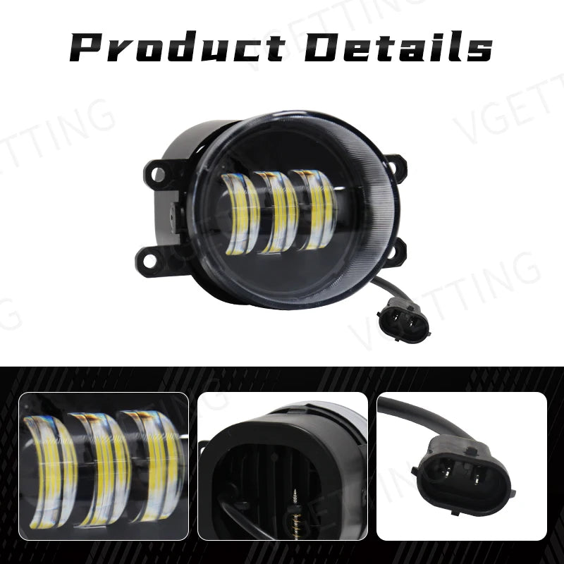 Car Fog Lamp Assembly For Toyota Corolla Camry Yaris RAV4 4Runner Prius Highlander 2011 20 | AUTOKITSHOP