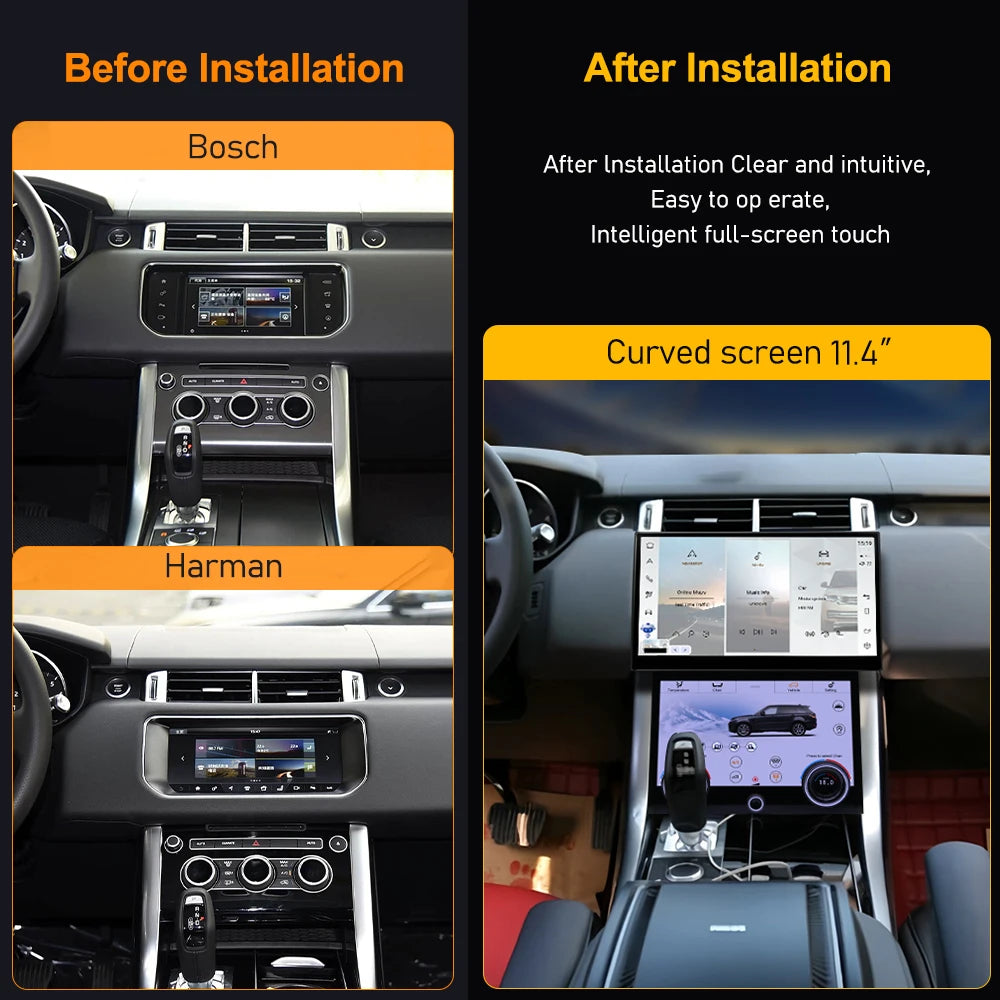 11.4" Android Screen For Range Rover Sport L494 2014-2018 Car Radio Auto Carplay Dual Syst | AUTOKITSHOP
