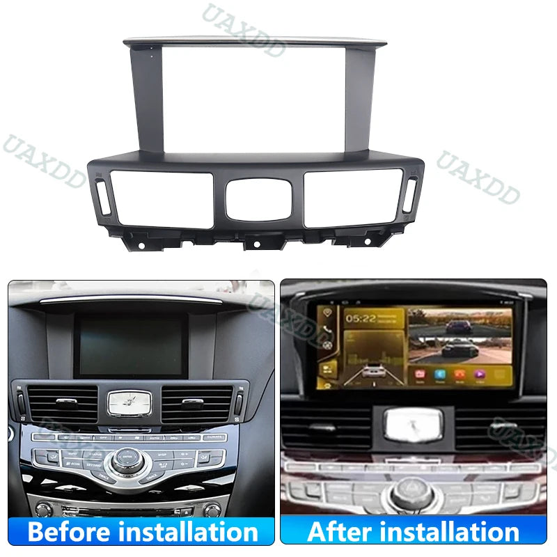 For 2012-2019 Infiniti Q70 Q70L M25 M35 M37 M56 Nissan Fuga 9INCH Android frame panel Cent