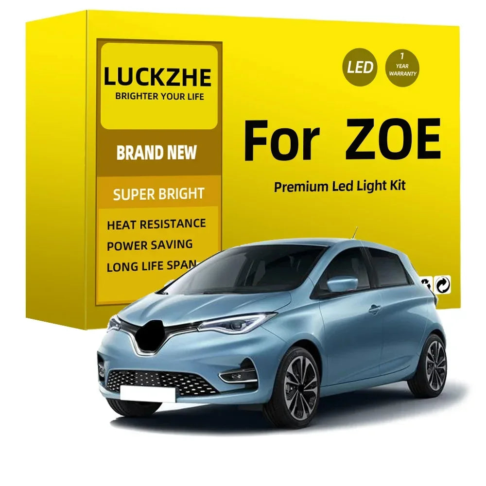 9-Piece LED Interior Light Kit for Renault For ZOE ZE - Canbus Error-Free Bulbs | AUTOKITSHOP