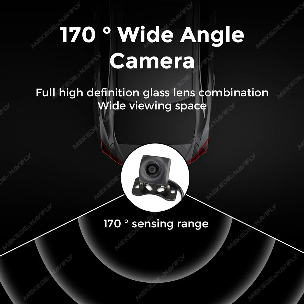 170° AHD Car Rear Camera Fisheye Lens With Bracket Watertight For Hyundai Accent Verna Sol