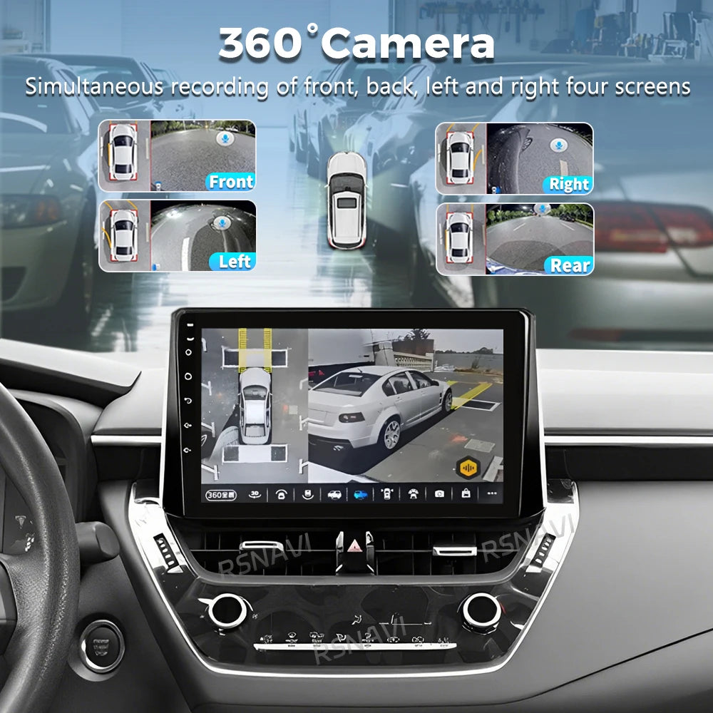 Plug and Play Android 16 For Toyota Corolla 12 Cross 2019-2022 2K QLED Android Car Radio V