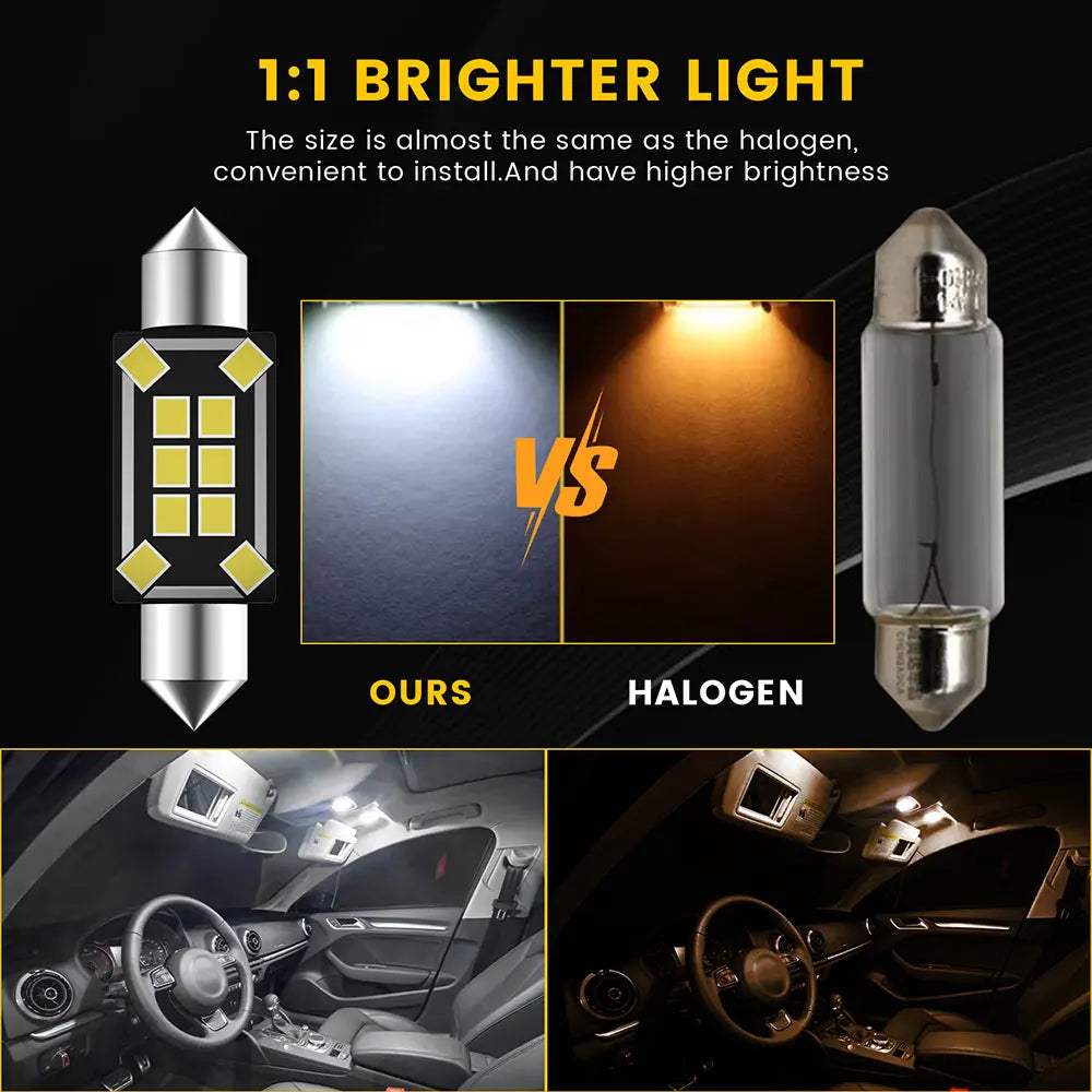 LED Interior Light Kit for Audi A3 S3 8L 8P 8V A4 S4 B5 B6 B7 B8 A5 S5 A6 S6 C5 C6 C7 A7 S7 A8 S8 D3 Q5 SQ5 Q7 4L - C...