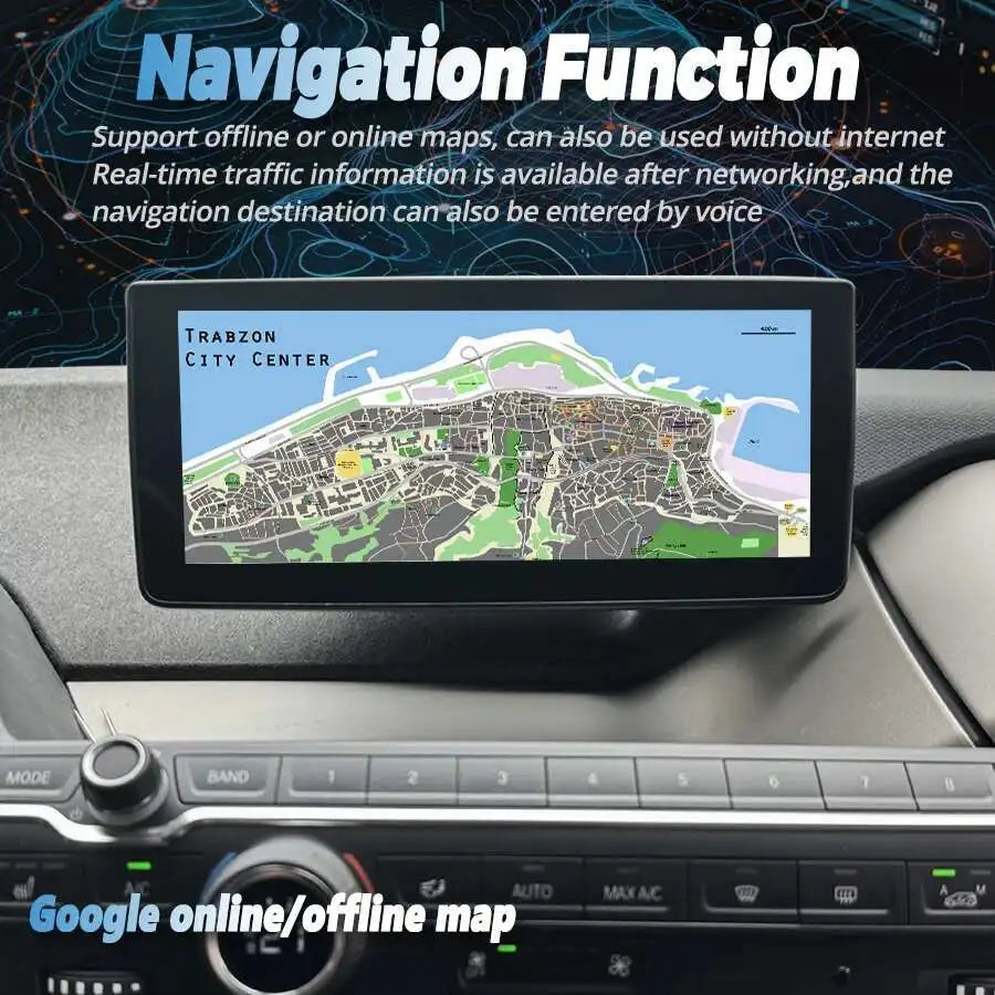 Android 14 Qled Screen Wireless Carplay For BMW i3 I01 NBT EVO System 2013-2020 Car Multim