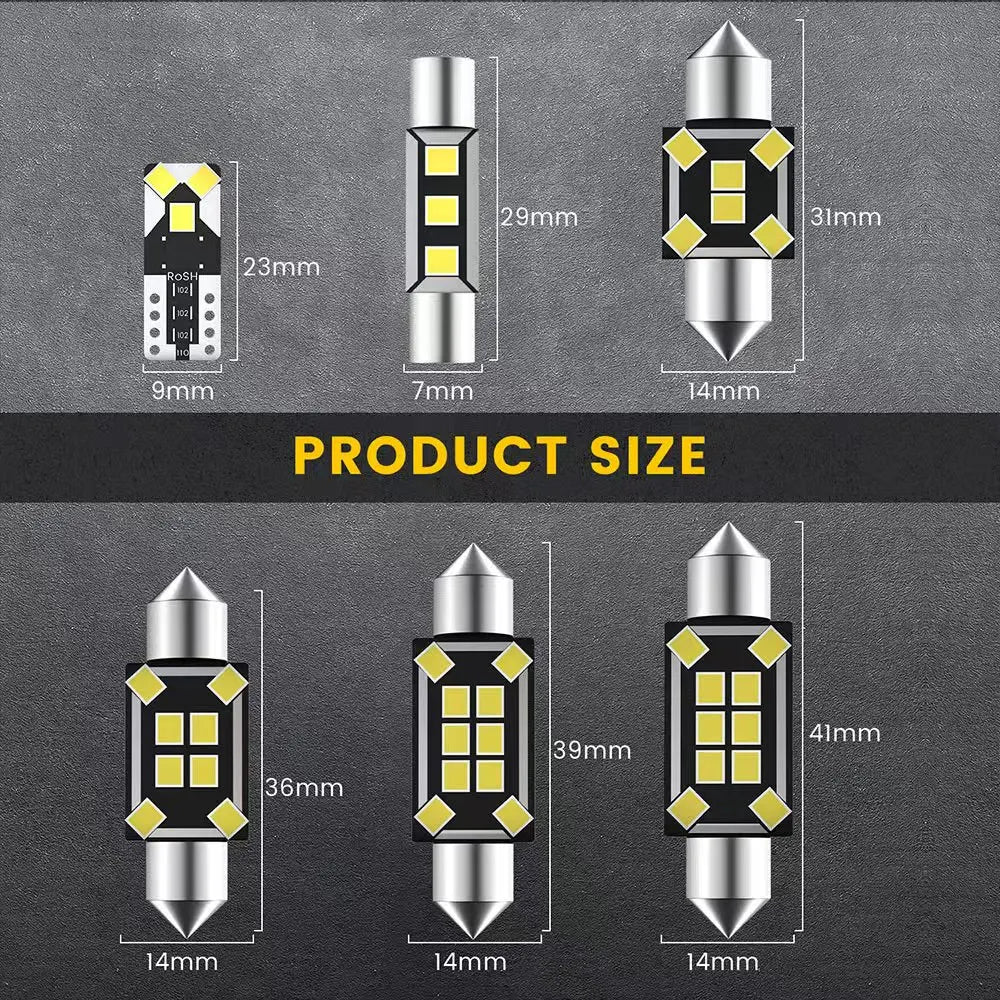 LED Interior Light Kit for Opel - Canbus Error-Free Interior Bulbs