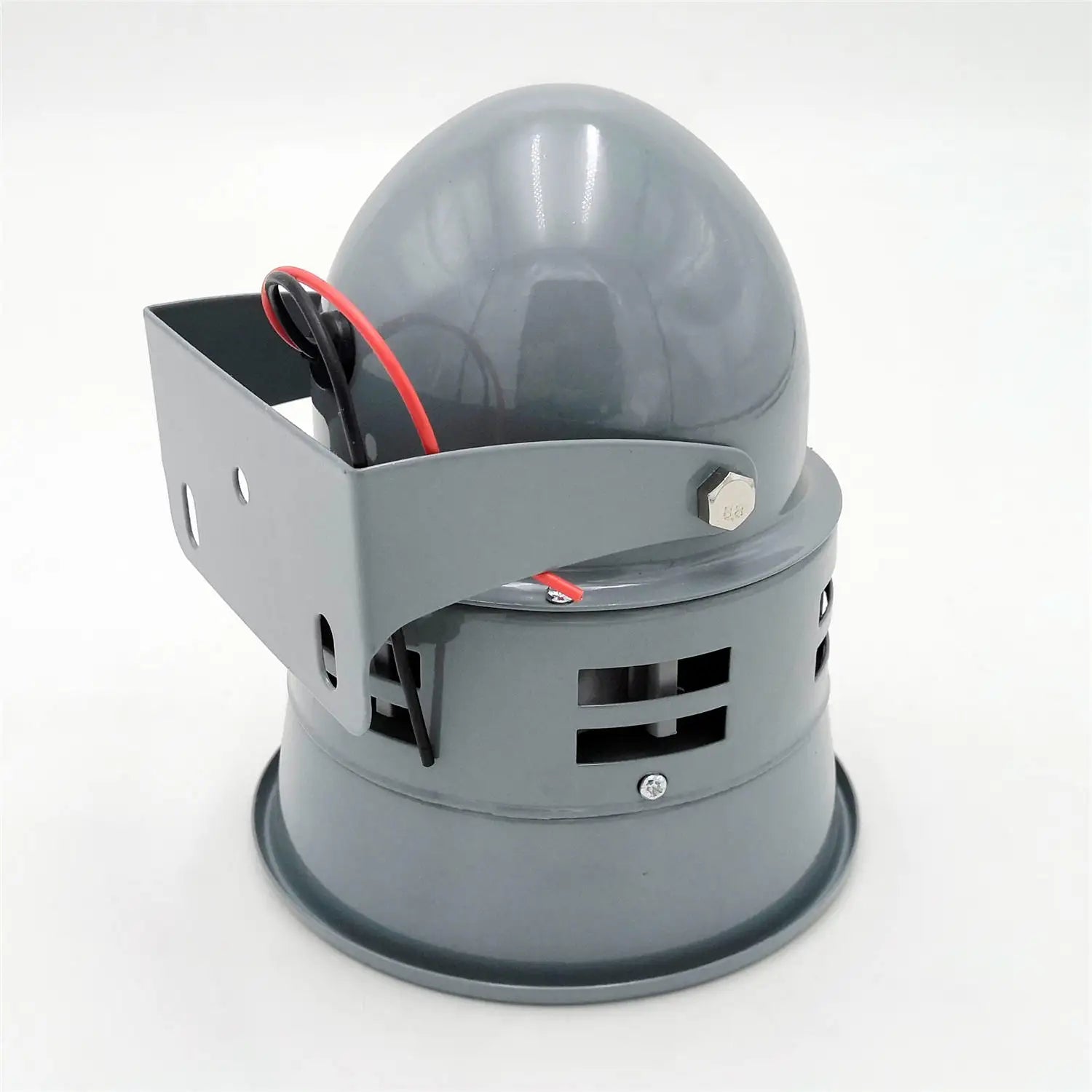 12v 300db Gray Electric Motor Driven Air Raid Air Horn Siren Alarm 420Hz For Truck Cars SU