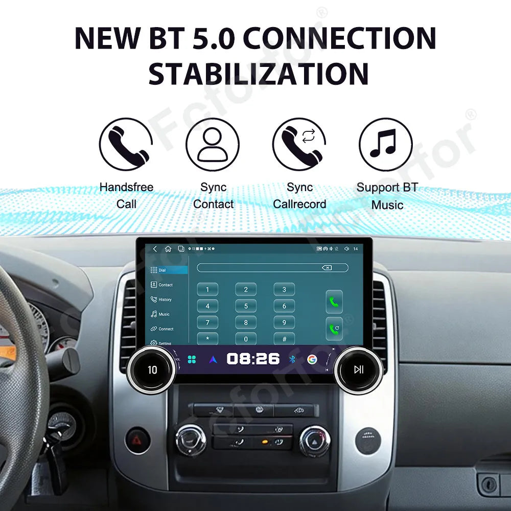 Sleek Modern Upgraded CarPlay Android 15 11.5 Inch HD Touch Car Media GPS Navi Head Unit F