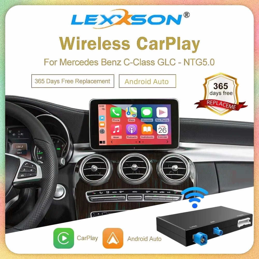 Upgrade Wireless Carplay Suitable For Mercedes Benz C Class GLC W205 V Class W447 NTG5.0 B | AUTOKITSHOP