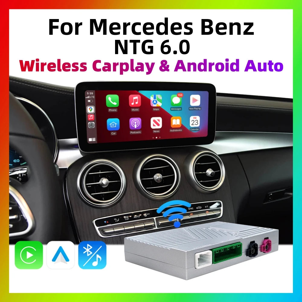 Wireless CarPlay Android Auto For Mercedes Benz A B C E CLS CLA GLA GLB Class NTG6.0 2018- | AUTOKITSHOP