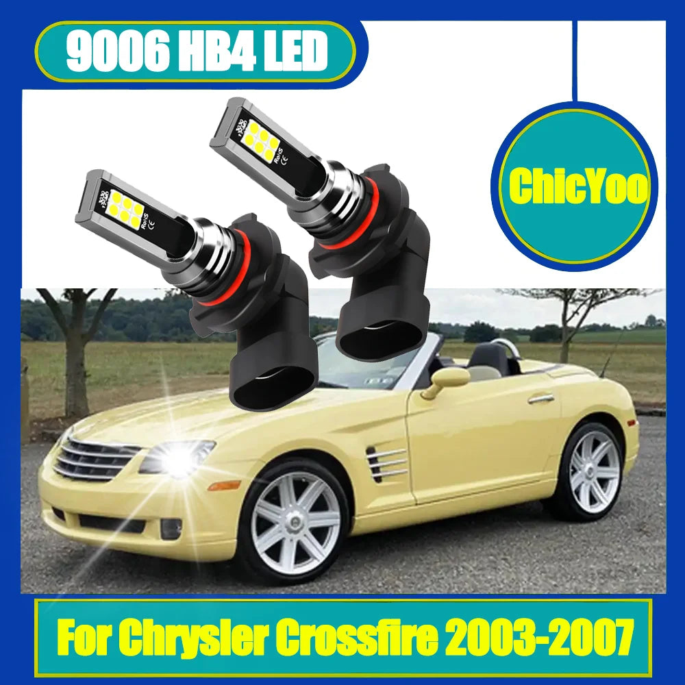 Canbus LED Fog Lights 20000LM High Power 60W Fog Lamps 6000K White 12V 24V Plug and Play F