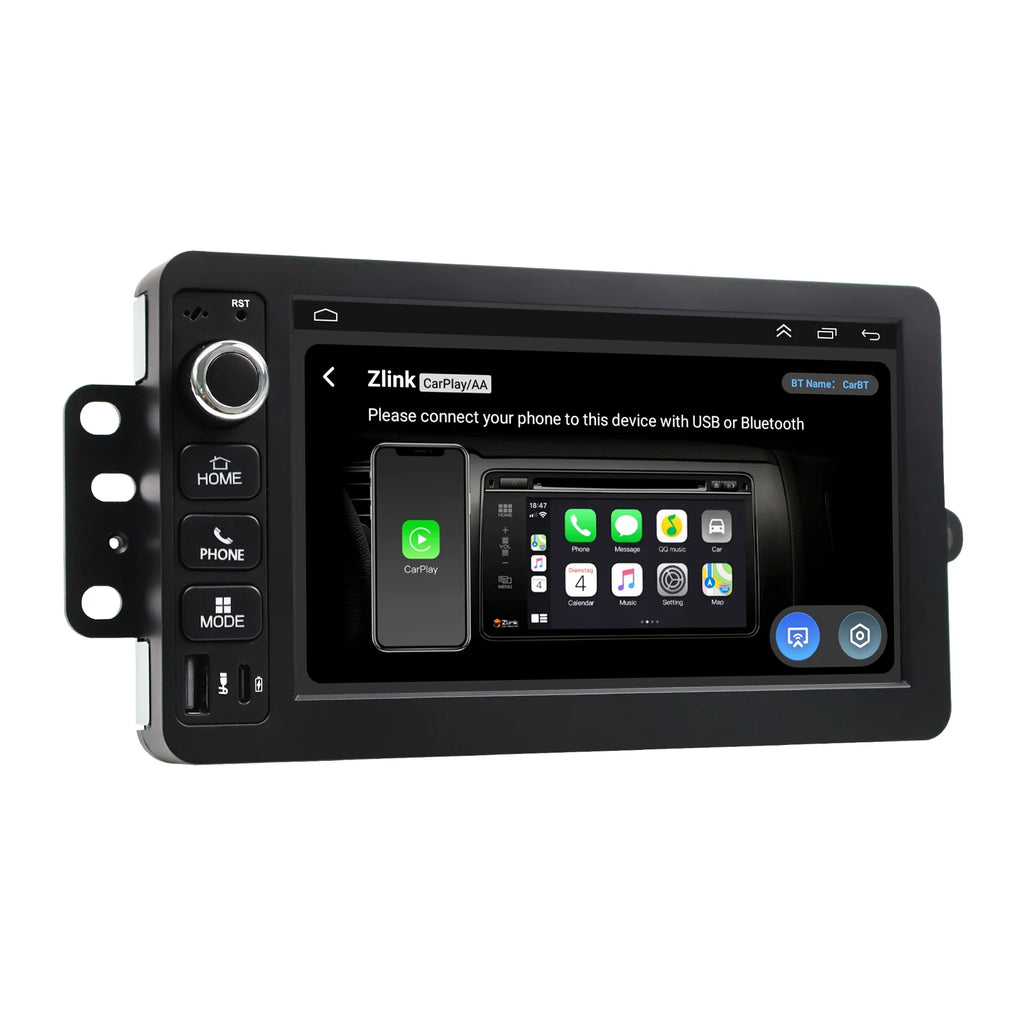 7" Android Car Radio GPS For GMC 2000-2012 - Wireless CarPlay Android Auto Bluetooth Steering Control