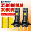 3500000LM 3000W H7 LED Headlight Canbus No Error 1:1 Size 12V Mini Diode Plug&Play 16PCS 8