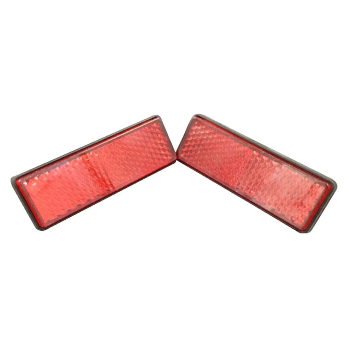 2x Rectangular Reflectors Professional Replace Parts Reflective Panel Simple Installation Attach - Automotive LED Light