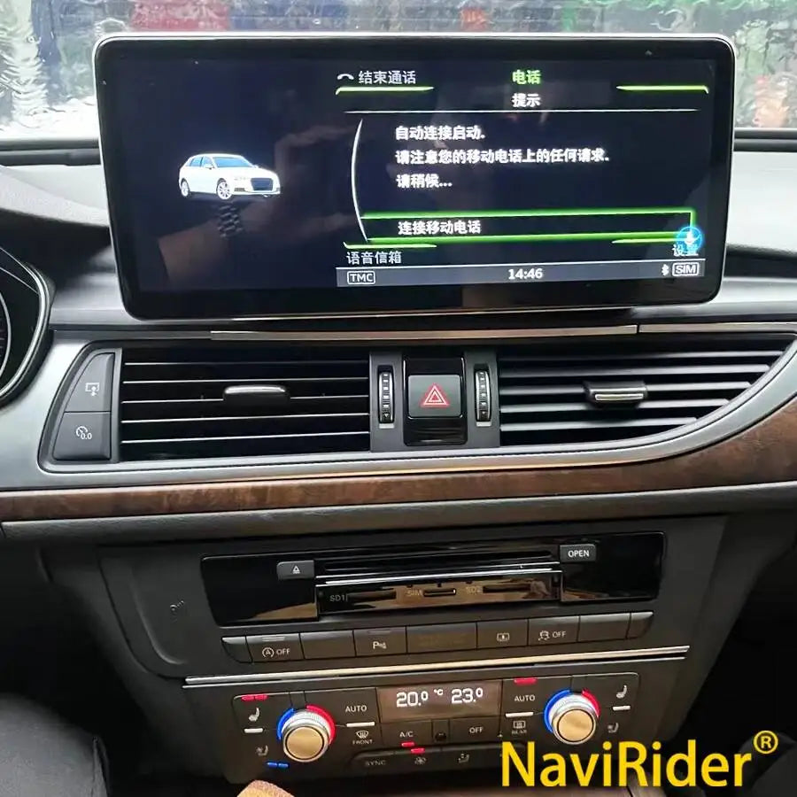 For Audi A6 S6 RS6 2012-20019 Android Touch Screen Multimedia Video Player Navigation Auto