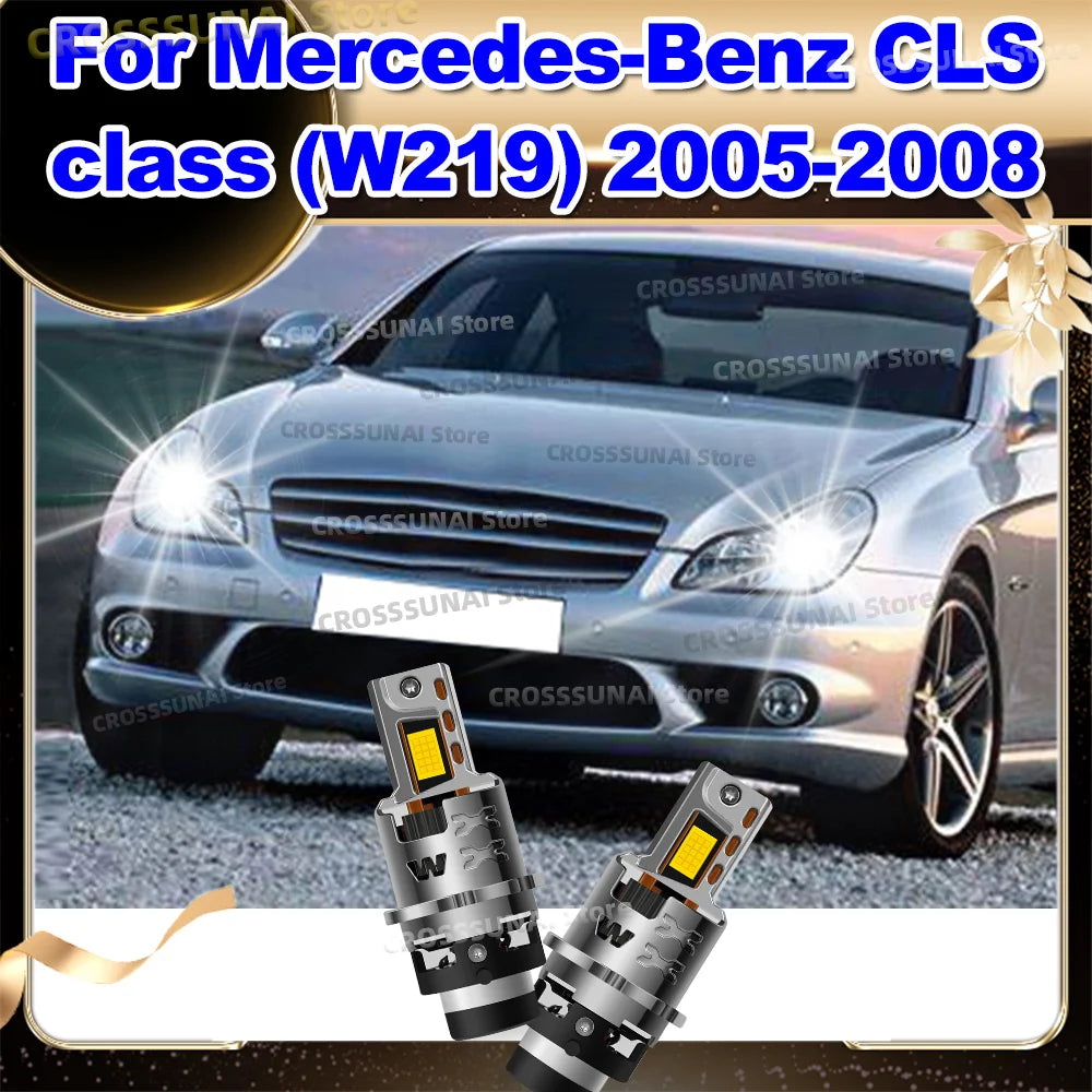 LED Headlights HID Turbo 6000K Plug&Play Xenon Car Lamp For Mercedes Benz CLS class W219 2