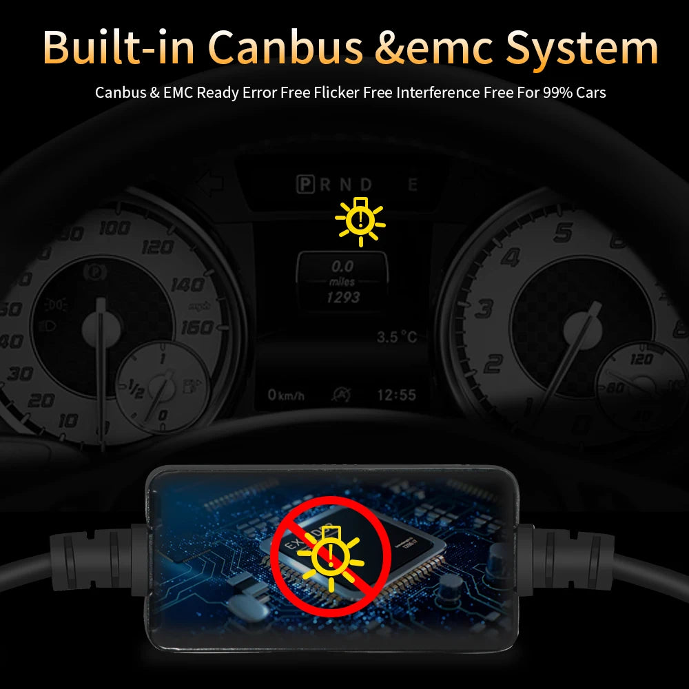 Canbus LED H4 H7 H11 LED Headlights 80000LM 3570 CSP H1 H8 H3 880 881 H27 9007 9008 H13 90